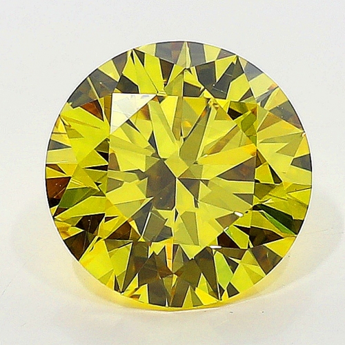 1.11 Carat Fancy Vivid   Yellow  BR VS1 GIA