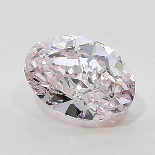 0.55 Carat Light   Pink  OV SI1 GIA