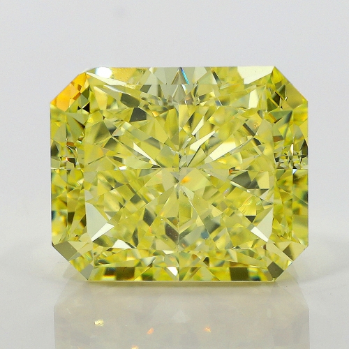 14.89 Carat Fancy Intense   Yellow  RAD VVS2 GIA