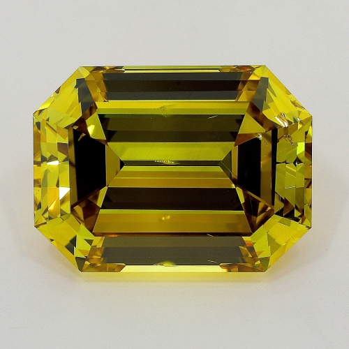 5.08 carat, Fancy Deep Yellow ,EM , SI1 Clarity, GIA