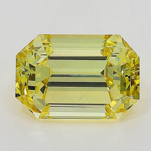 0.51 carat, Fancy Intense Yellow , Emerlad shape, VS2 Clarity, GIA