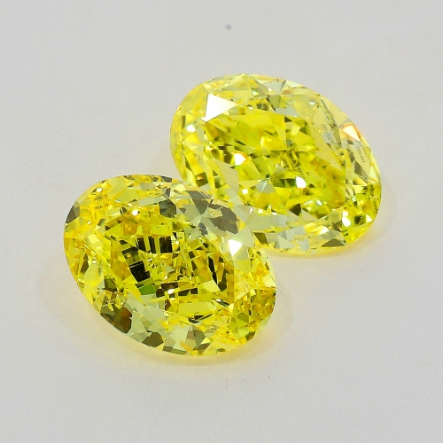 0.40 carat, Fancy Intense Yellow , Oval shape, VS1 Clarity, GIA