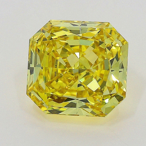 0.71 carat, Fancy Deep Yellow , Radiant shape, VS1 Clarity, GIA