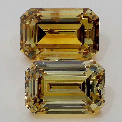 1.01 carat Emerald VVS2 Fancy Brown-Yellow