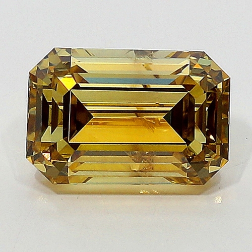 1.05 carat Emerald I1 Fancy Brown-Yellow