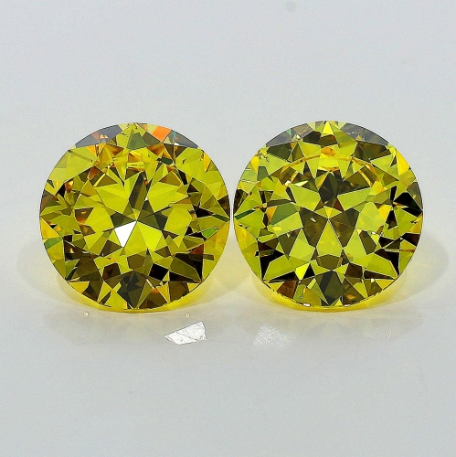 1.50 Carat Fancy Vivid   Yellow  BR VS2 GIA + 1.51 Carat Fancy Vivid   Yellow  BR VS2 GIA