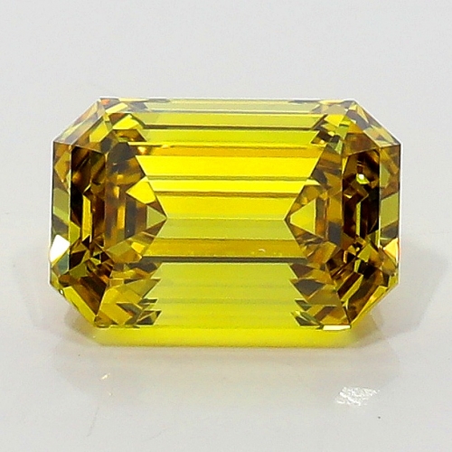 0.71 Carat Fancy Deep   Yellow  EM VS1 GIA