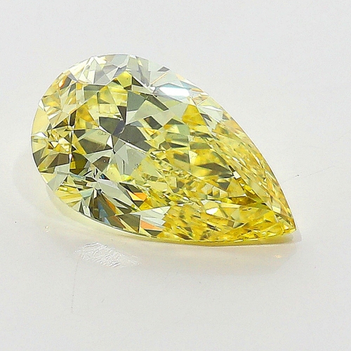 1.04 Carat Fancy Intense   Yellow  PS SI1 GIA