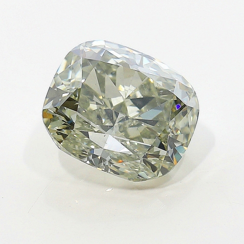 2.03 Carat Fancy Gray Yellowish Green CU SI2 GIA