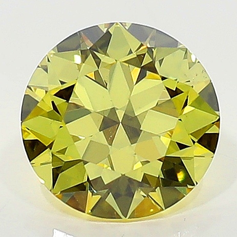 0.50 Carat Fancy Intense   Yellow  BR VS2 GIA