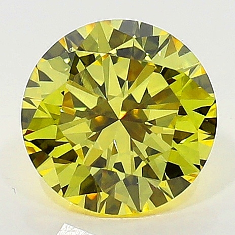 0.50 Carat Fancy Intense   Yellow  BR VS1 GIA