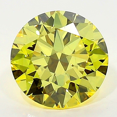 0.52 Carat Fancy Intense   Yellow  BR VVS1 GIA