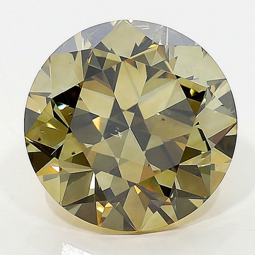 2.02 Carat Fancy Dark   Brown  BR SI1 GIA