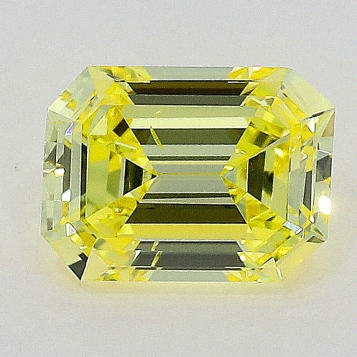 0.31 carat, Fancy Intense Yellow , Emerlad shape, SI1 Clarity, GIA