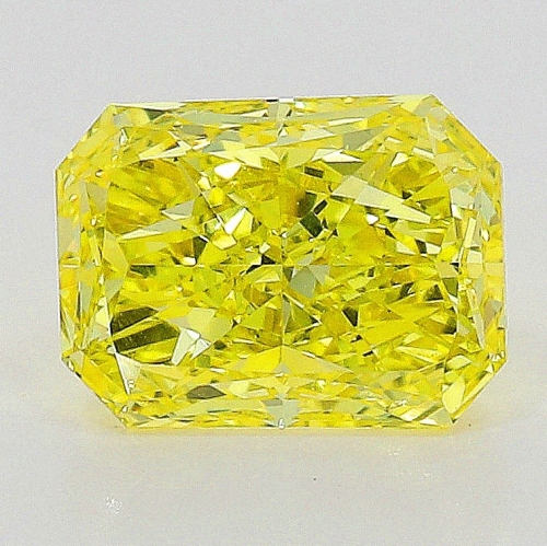 0.36 carat, Fancy Intense Yellow , Radiant shape, VVS1 Clarity, GIA